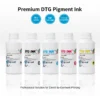 dtg-500.4 Premium DTG Pigment Ink High Color Density & SOft Hand Feel