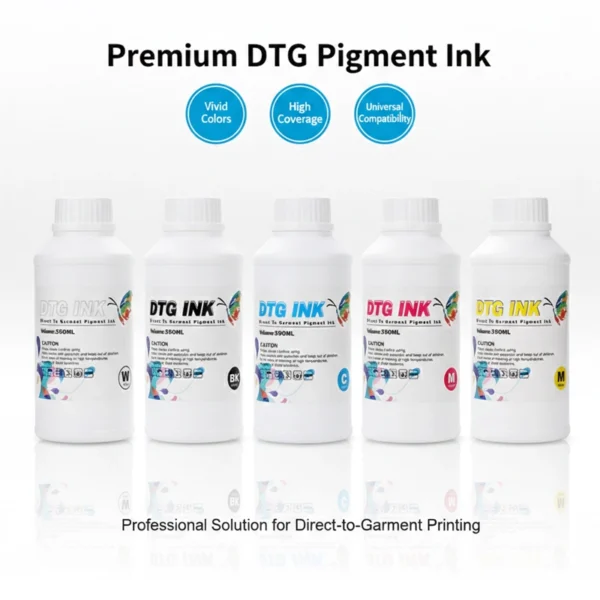 dtg-500.4 Premium DTG Pigment Ink High Color Density & SOft Hand Feel