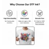 附图 Premium DTF Ink Set Brilliant Colors & Ultra Soft Feel